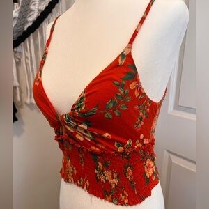 American Eagle floral tank, Size S